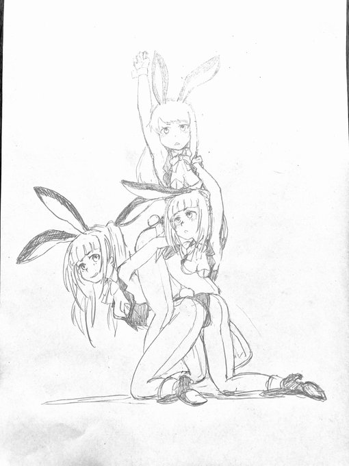 お年賀杏奈ちゃんと思いましたがこれの清書になるやも…果たして明日帰って描けるのか… 