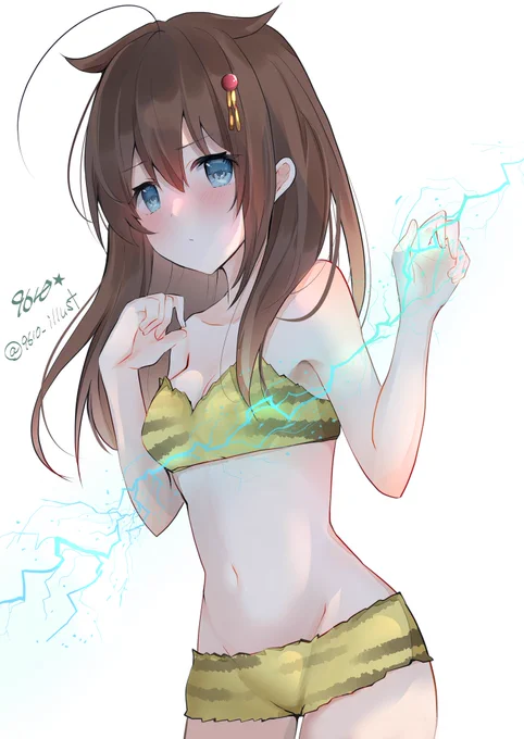 ちなみにこちらは、今年初めに描いた時雨と同じような服装にさせてます!成長してたらいいな…!今年初描き← →描き納め 