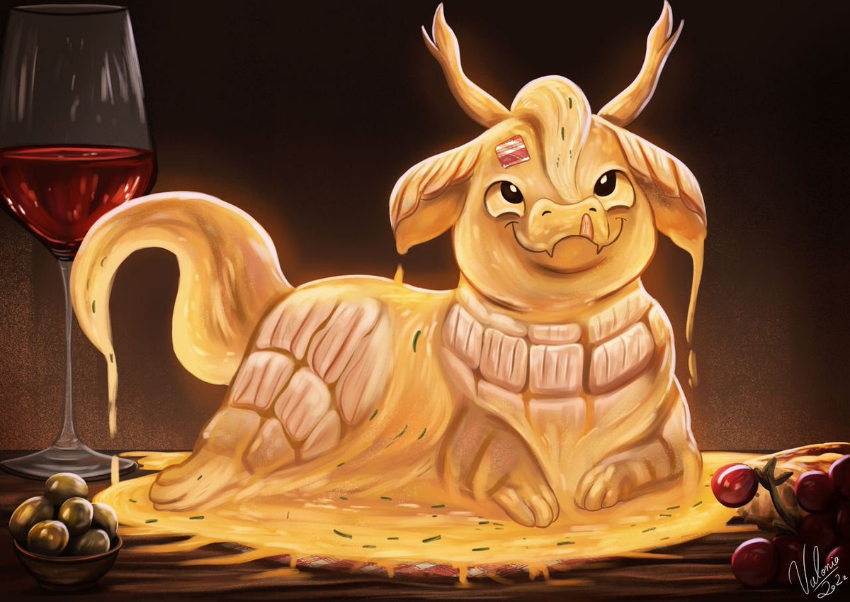 valonia_art's tweet photo. ✨[Annonce]✨

J'ai finalement décidé que si j'arrivais à 30K followers, je dessinais le dragon saucisson ET le dragon hamburger 🧀🍔

Ils viendront compléter le dragon camembert et le dragon chips. 

Vous seriez adorables de RT pour atteindre cet objectif💛🐉 https://t.co/HNmlasFkXc