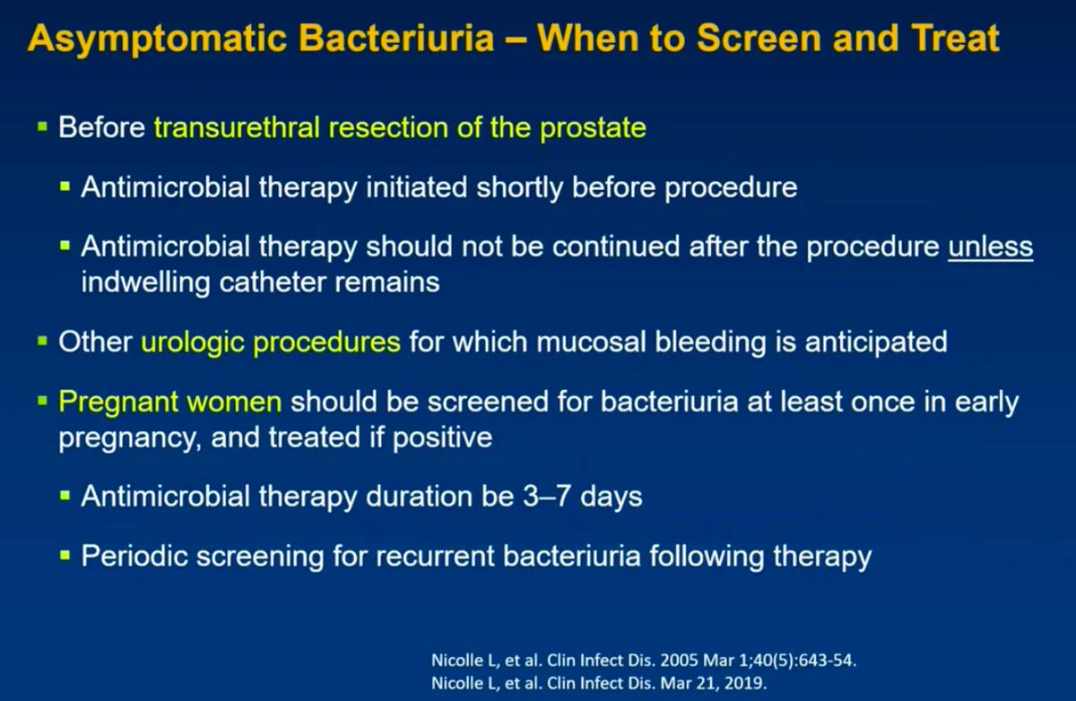 Dr_ShettyID's tweet photo. ⭐️Asymptomatic Bacteriuria⭐️

‼️When NOT to screen for and treat a "UTI"‼️

Courtesy : @IDPodcasts 

#AMSP 
#MedTwitter 
#IDtwitter 
#JustIDThings https://t.co/wZklyJ1rMB