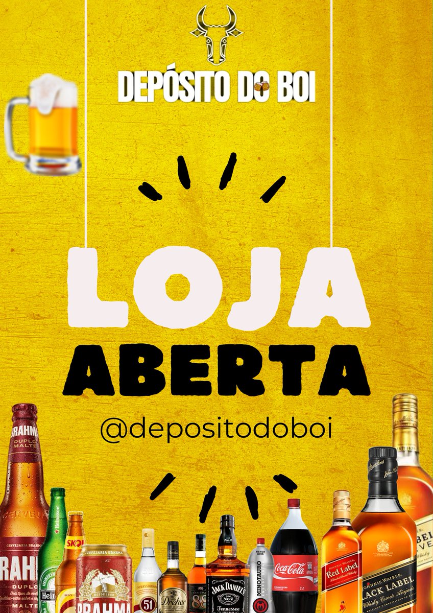 DEPOSITO DO BOI🍺
Melhores preços para garantir sua bebida e curtir o seu réveillon do jeito certo🥳

BEBIDAS QUENTE ✅
CERVEJAS ✅
REFRIGERANTES ✅
ENERGETICOS  ✅
CACHAÇA ✅

FAÇA SEU PEDIDO PELO ZAP : 
+55 21 96447-5952 🛵

Local : Fazenda botafogo, Rua ouseley 800, box 64📍