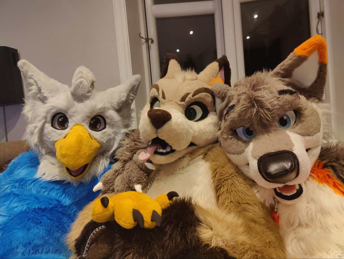 The final #FursuitFriday of the year. Hope you have a good one.
<a href="/Chris7356/">Chris the Gryphon</a> 
<a href="/RENIT1/">renit</a>