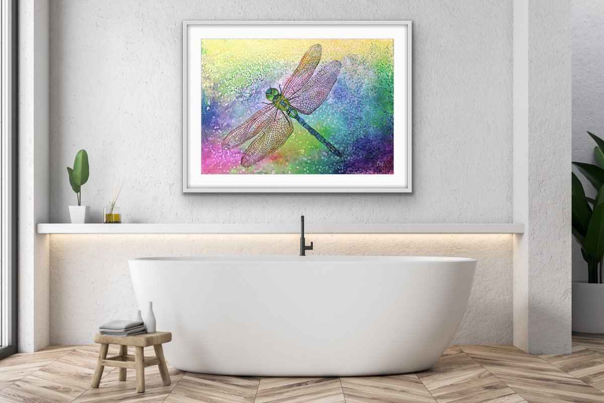 Jyistar's tweet photo. “Dragonfly Blue” by JYIArtworks. Prints https://t.co/7W7TPycvsr https://t.co/ZBLLaD9XDP