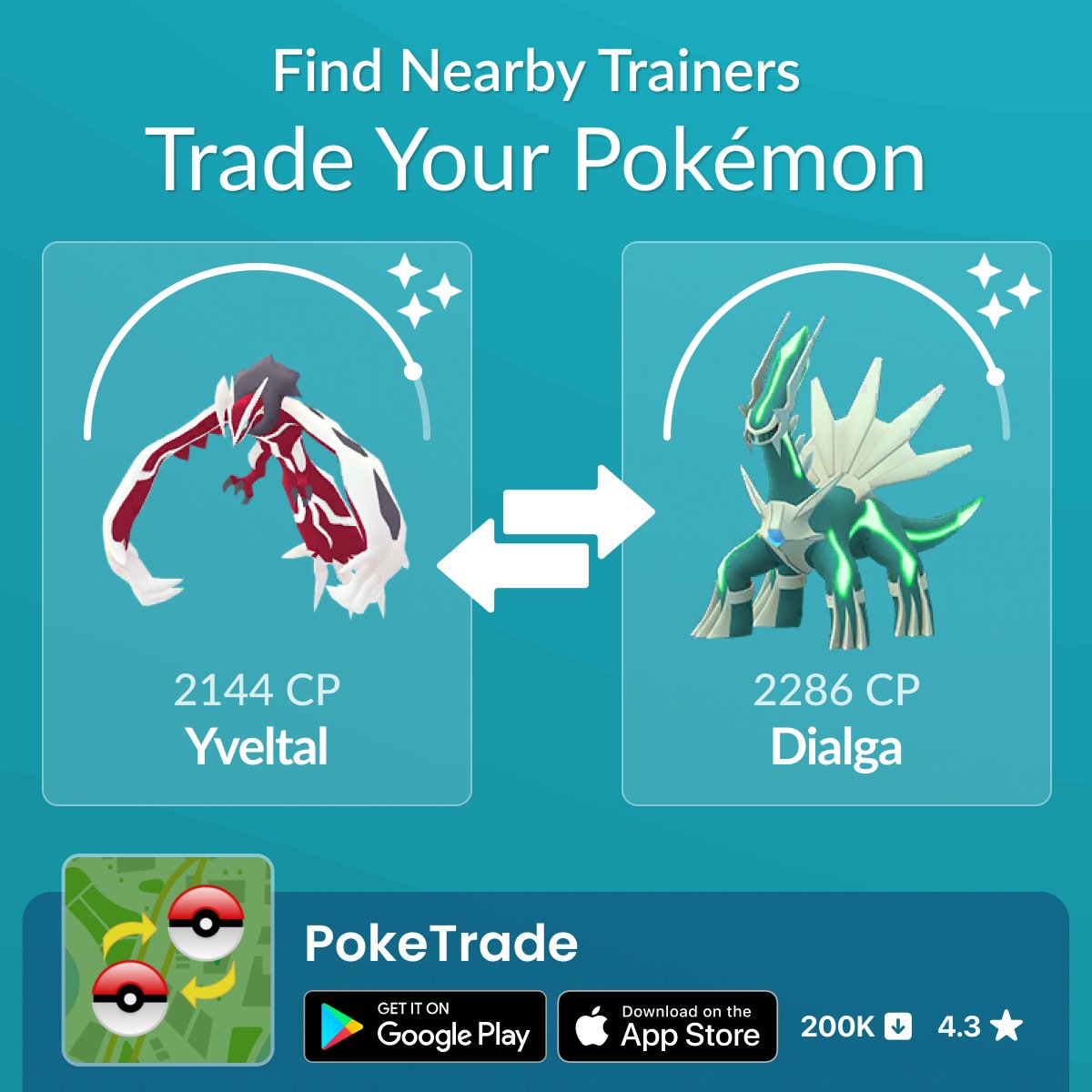 Shiny Palkia Trading - POGO Trading