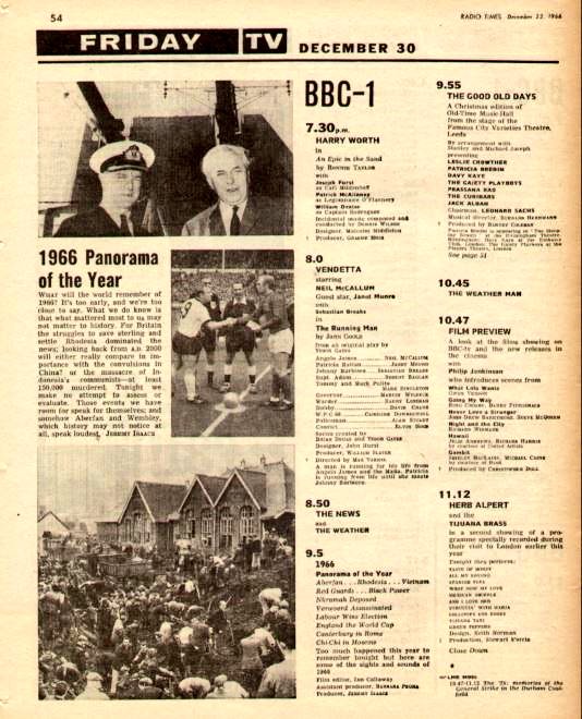 Graeme Wood on Twitter "TV📺30/12/66 BBC1 4.40Jackanory 4.55