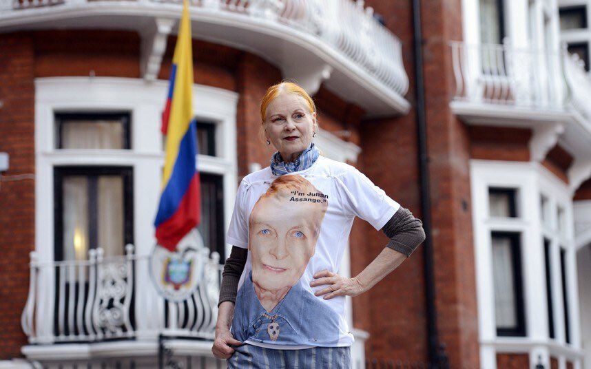 JuanLPassarelli's tweet image. I’m saddened to hear that my friend #VivienneWestwood has passed away. 

She inspired me. 

She was a tireless campaigner for our our right to know, to speak, to breathe, to live.

It’s our responsibility to continue her legacy to protect the earth and all of us that live in it.