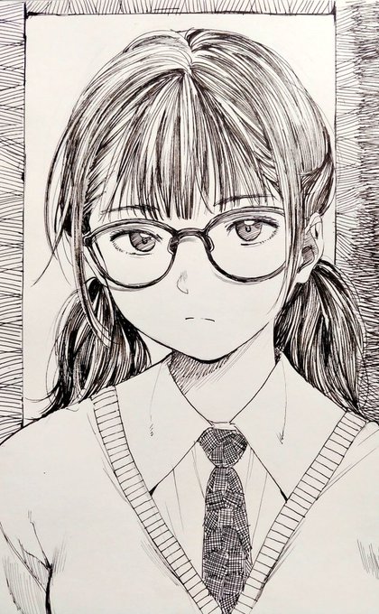 #今月描いた絵を晒そう
今月のメガネ 