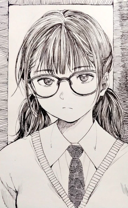#今月描いた絵を晒そう
今月のメガネ 