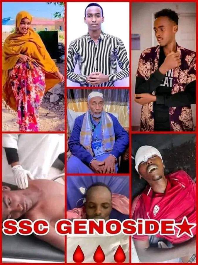 SomaliAwil's tweet photo. Waa dadki maanta ku shahiiday laascaanood ee ay xasuuqday SNM dhamaantood ilaahay ha unaxariisto

#SSCGENOCIDE
#SSCRevolution
#Laascanood 
#Somalilandout https://t.co/6g3VO1bsJ1