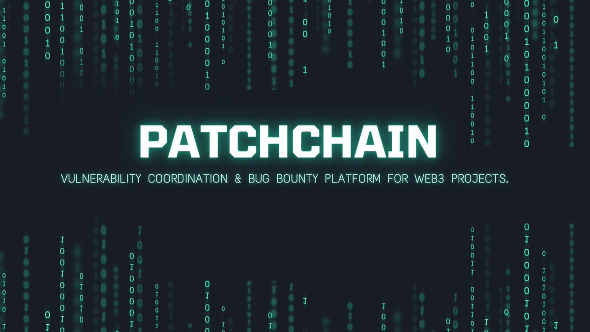 PatchChainHQ's tweet photo. Hey everyone!
This is #PatchChain. We strive to build a safer & secure #Web3 ecosystem for all the people & projects out there.
Moving on, you will be seeing regular tips as to how to keep yourself safe from various exploits & more updates regarding our future!
Stay tunedπ https://t.co/ypME5LDXaa