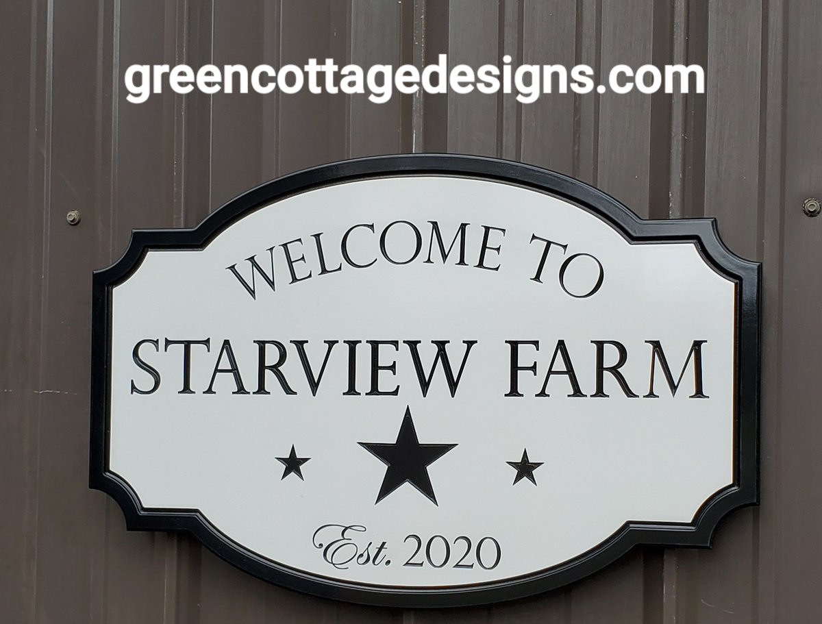HandbagsByDyana's tweet image. RT @cottage_green: Green Cottage Designs Signs
greencottagedesigns.com
#GreenCottageDesigns #PVCsign #farmsign #StarviewFarm #customsigns