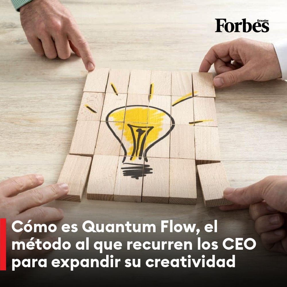 forbesecuador's tweet photo. #QuantumFlow es un canal al que recurren muchas empresas, desde sus líderes hasta sus colaboradores, de distintos rubros, para potenciar su creatividad.

Conoce más en: https://t.co/7XKJR98YNy https://t.co/eHntONkXTP