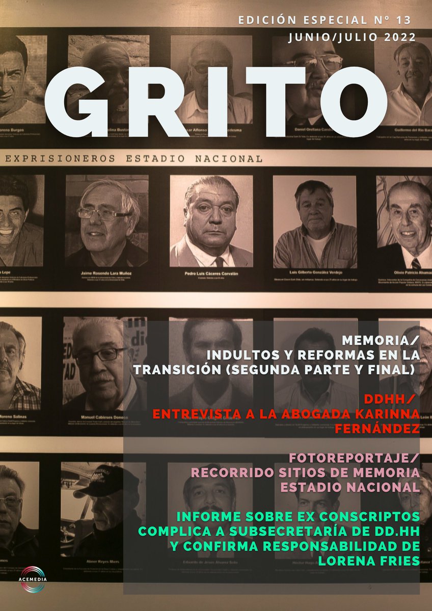 Revista_Grito's tweet photo. 🤝Equipo revista Grito 2022: @amory_diaz , María Jesús Pueller, @Carphilippe y @Maxtroika.

👉 Revista Grito es una iniciativa de @Acemedia_Chile  

#RevistaGrito #Grito #Memoria #DerechosHumanos #AcemediaComunicaciones #FelizAñoNuevo #FelizAño2023 https://t.co/C7ko80GBPn
