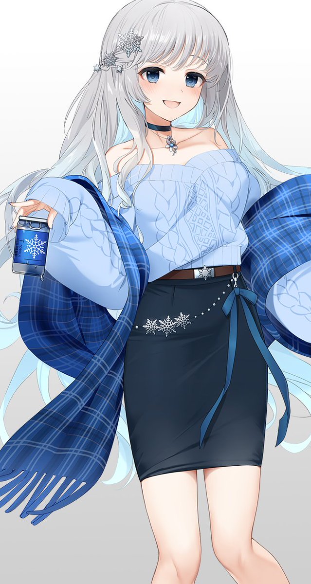 「雪ノ原 いの()さんの立ち絵&デザイン描かせて頂きました!polaris()さん」|maそ緒のイラスト