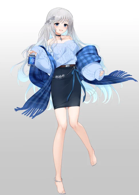 雪ノ原 いの()さんの立ち絵&デザイン描かせて頂きました!polaris()さん所属でバーチャル配信アプリ【IRIAM】で配信されてるのでどうぞよろしくおねがいします～#IRIAM 