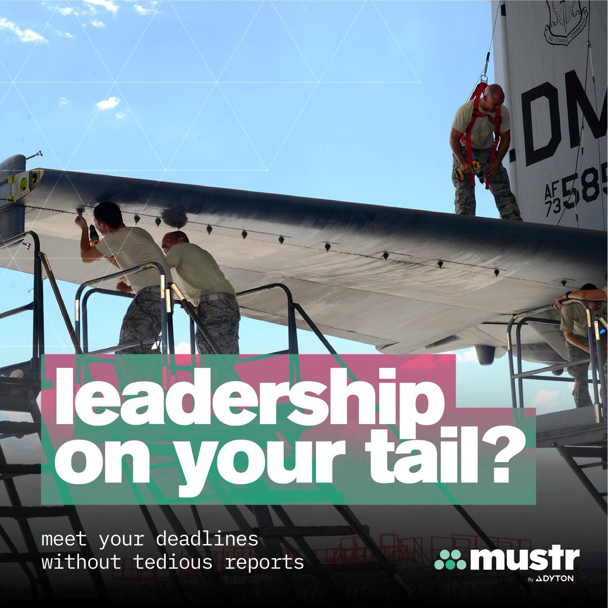 AdytonPBC's tweet photo. React to fast-changing needs on the ground or in the air by easily managing team membership and structures—and sending critical information across your organization with lightning speed.
Choose Mustr.
https://t.co/OXb0gV8HsF
#IfYouCanYouMust | #Mustr | #MobileDefense https://t.co/gAriYdI1X1