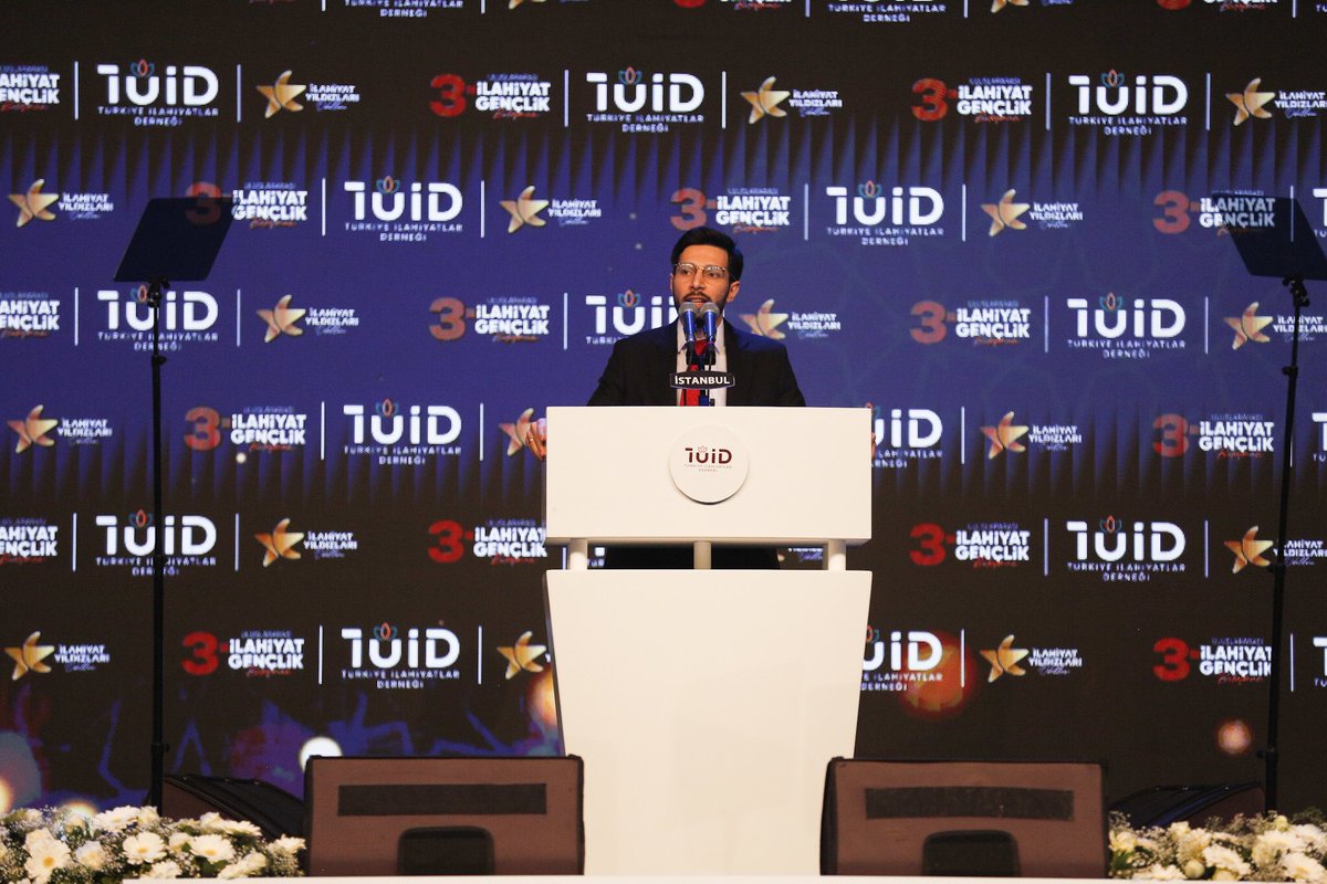 tuiddernegi's tweet photo. TÜİD Genel Başkanımız Sayın Mehmet Salih Turan (@mehmetsalih1802) 3. Uluslararası İlahiyat Gençlik Buluşması’nda konuşmalarını gerçekleştiriyor. https://t.co/fHVDVBUoIE