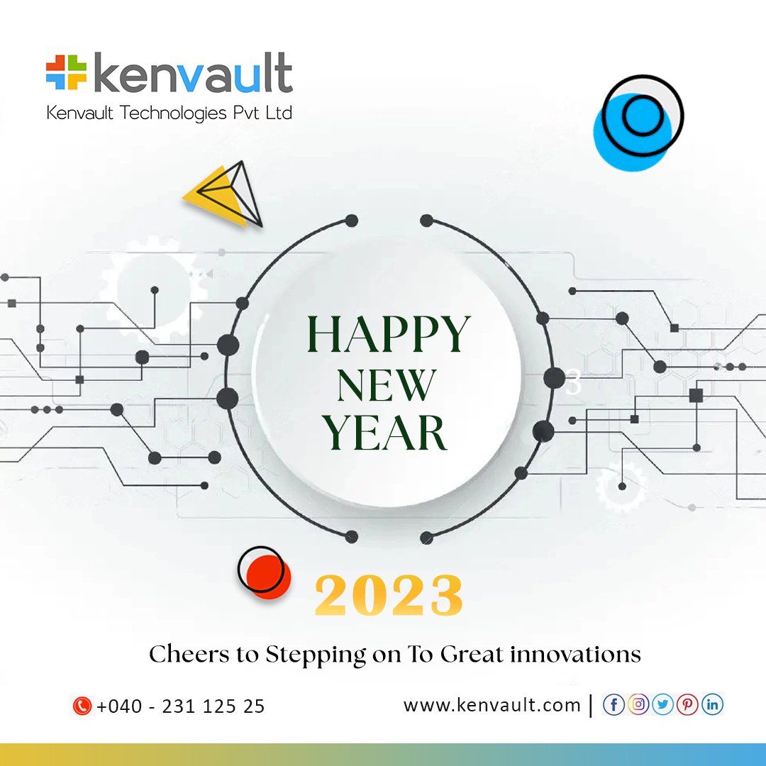 KenvaultTech's tweet photo. Cheers to Stepping into Greater Innovations! Kenvault wishes a very Happy New Year 2023! ✨🎊

#happynewyear #newyear2023 #happynewyear2023 #newyear #opportunities #innovations #technology #techno #techforgood #techcareers #technews #growth #gratitude #fintech https://t.co/R4xsvb6l0s