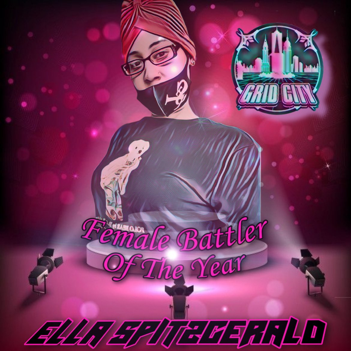 GRIDCITY_BL's tweet photo. 🚨 GRID CITY’S:
FEMALE BATTLER OF THE YEAR🚨
💥🏆💥ELLA SPITZGERALD💥🏆💥
Keep killin it and showing up and showing out everytime you step up on our platform‼️
#GridCity #WhereItAllStarts #UNY #FBOTY #2022 #SupportFemaleBattleRap @HarlemGreen3 @MzIrr3plac3abl3 https://t.co/cS1Y66s9db