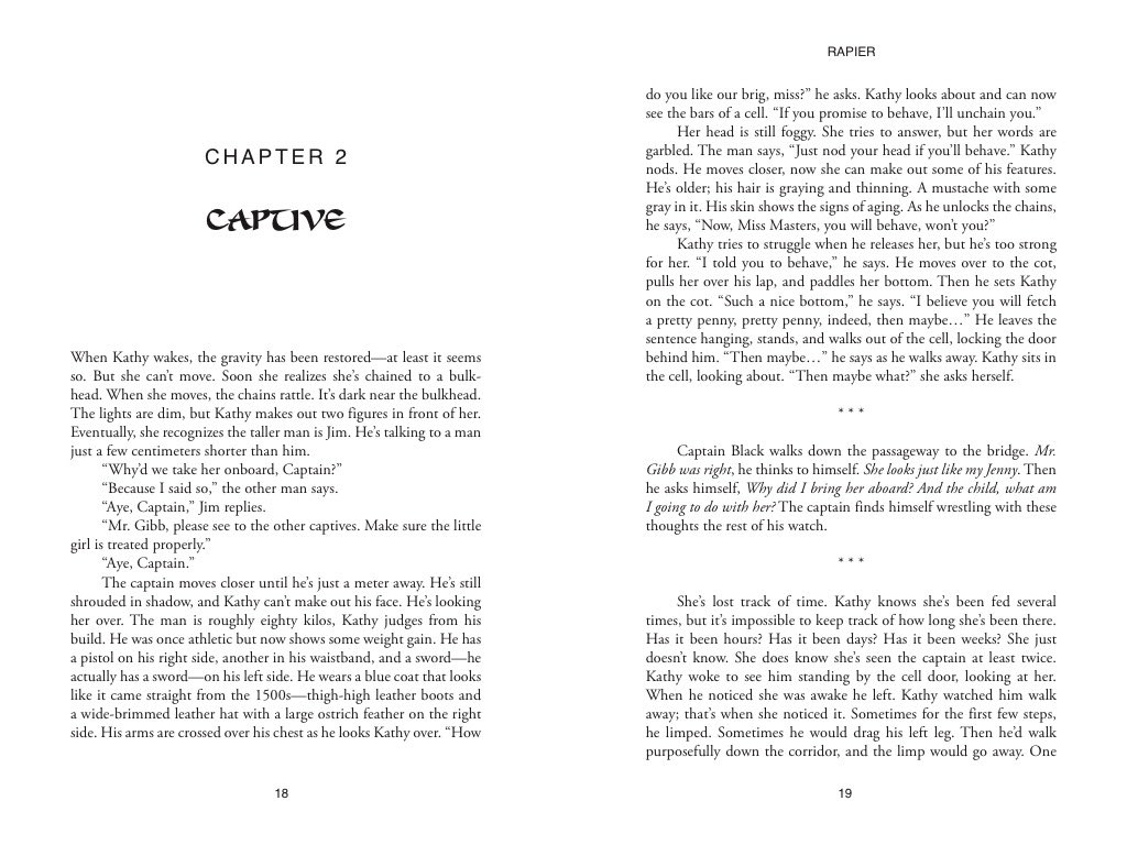 RADocCorrea's tweet image. When Kathy wakes, the gravity has been restored—at least it seems so. But she can’t move. Soon she realizes she’s chained to a bulkhead amazon.com/Rapier-R-Doc-C…  #PDF1 #SupportIA #wowbooks #IAN1 #BookExcellenceAward @SupIndieWriters #SupportIndieWriters