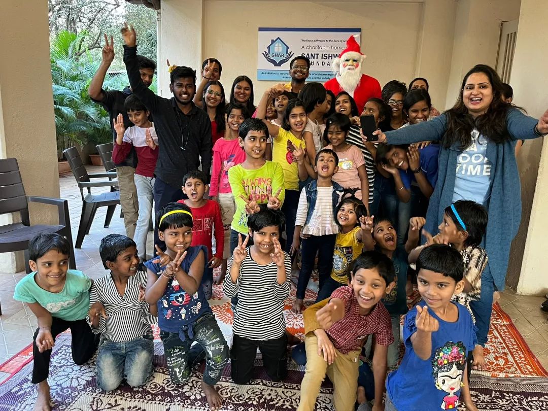 Glimpse from our Christmas celebration in Pune! What a fun day it was!

#Christmas #punekars #Pune #sharvains #NGO #ChristmasTree #celebration #Happiness #charity