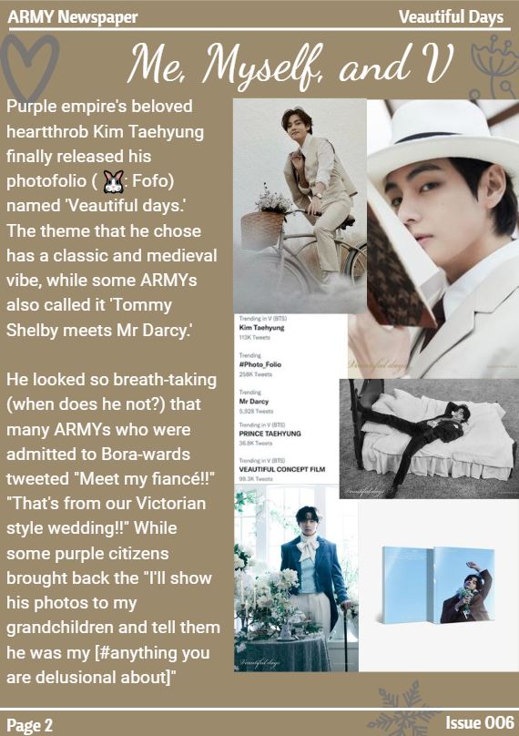 TheBoraTimes's tweet photo. Hey Bora readers!!

Issue 6 part - 1 of #TheBoraTimes is here. Show some love💜💜

Grab your copies here: https://t.co/RTOPho4IOA

Stay tuned for part - 2!! https://t.co/qsereGmqFh
