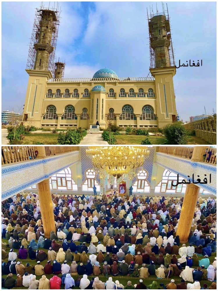 ANemrozi's tweet photo. له شاوخوا ۲۴ کلن ځنډ وروسته نن د کندهار اوسیدنکو په جامعه عمر کې د جمعې لمونځ ادا کړ. https://t.co/vbpp145x4M