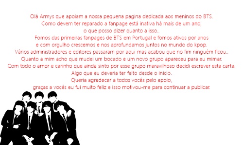 BangtanPt's tweet photo. Um ano depois decidi escrever para vocês.

~Anii https://t.co/QrzrZELuRO