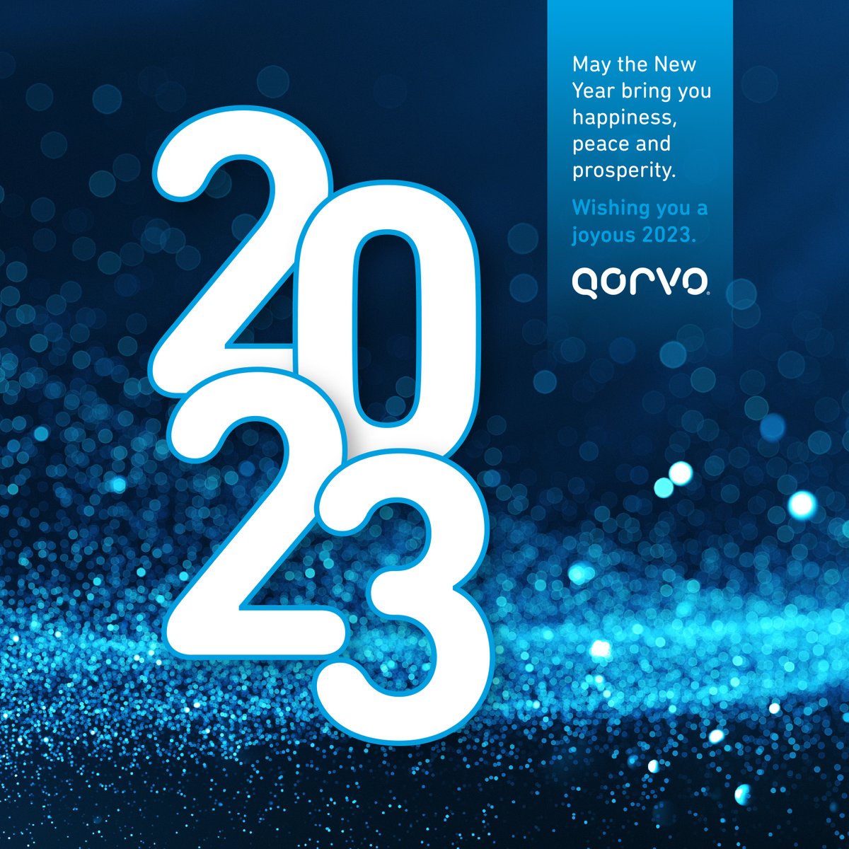 Wishing you a happy New Year from all of us at Qorvo!

#2023