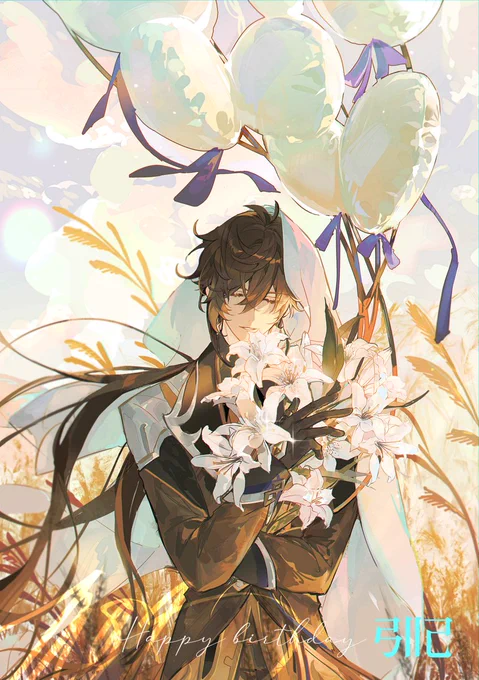 Happy birthday Zhongli ! #zhongli #GenshinImpact #鍾離生誕祭2022 