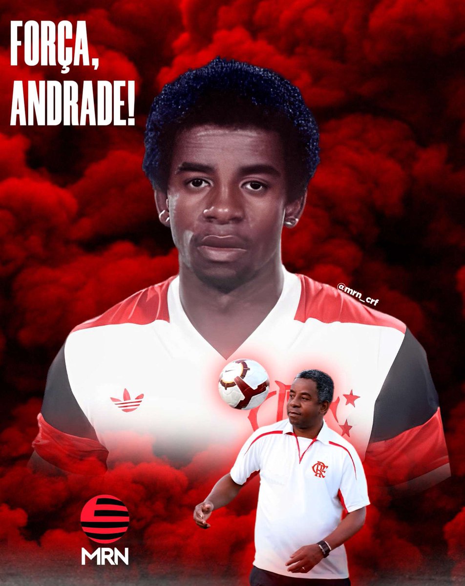 sitejornaldofla's tweet photo. O ídolo Andrade, campeão como jogador e como técnico pelo Flamengo, foi vítima de infarto na noite da última quinta-feira (29). A lenda está no hospital e passa bem.

A Nação te deseja forças nessa recuperação, Andrade! ❤️🖤 https://t.co/I1Bymi4L40