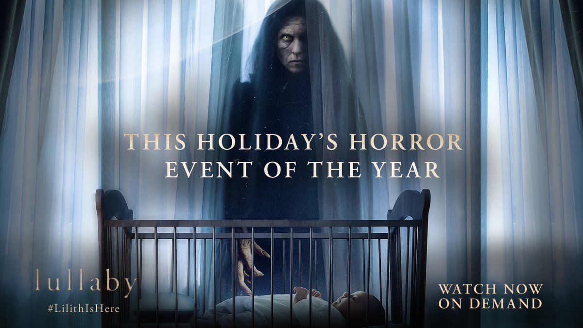 MovieLullaby's tweet photo. The year isn't over until Lilith has paid you a visit. Check the baby -- then check out this holiday's horror event of the year. #Lullaby 

WATCH NOW ON DEMAND! https://t.co/pGlscdftCQ https://t.co/s4sy1MBAYc