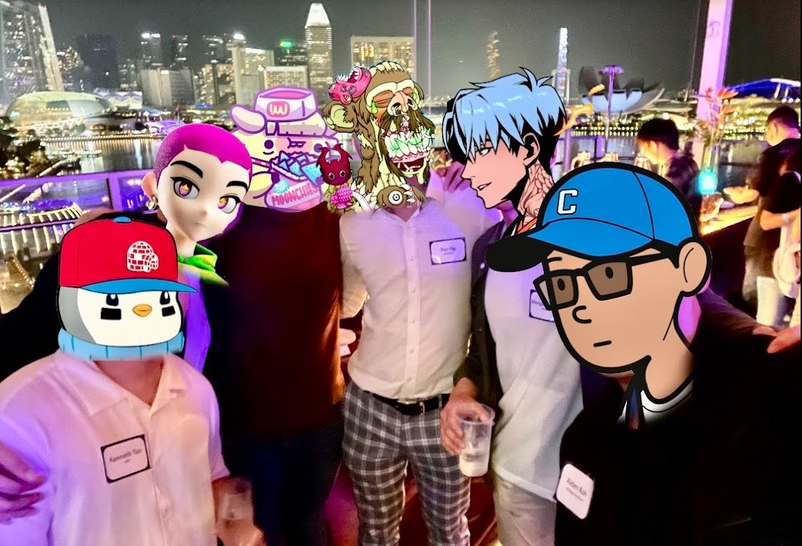adesignmachine's tweet photo. 9/ Launched a Mecha Formula-M series. No takers, and revert to giving out as free mints 😢
Went to Graycraft Party, thanks to @kee_vin9
Won a tix to #intothearc Party. Met some genuine kakis!
Built and exhibited w/ MIRL at #FASHTAG. Smol win!
Lesson: Share, not shill https://t.co/xvFqUdQmPh