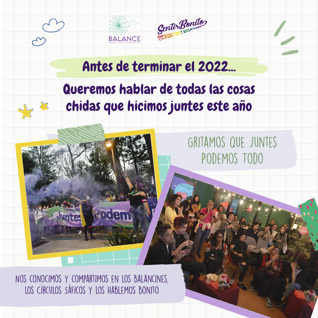 balancejoven's tweet photo. Durante este 2022 la pasamos chido juntes y queremos recordar esos momentos que construimos unides. ¡Nos vemos en 2023 para seguir platicando, compartiendo nuestras dudas y para #SentirBonito! ✨💜 https://t.co/zpvpSXJheB