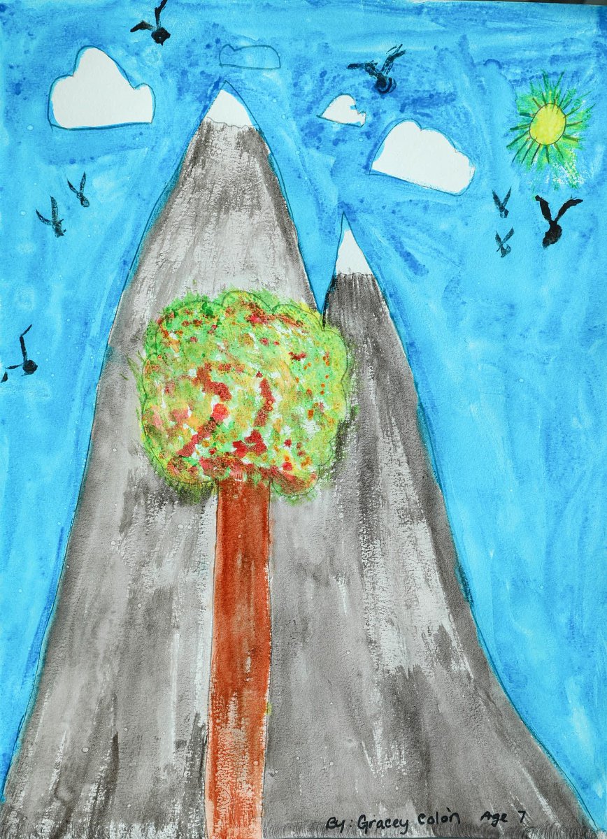 PatriciaAllenFd's tweet photo. Congratulations to Gracey Colon, age 7, a patient at Oishei Children's Hospital, whose artwork was selected to be featured in the 2023 Greater New York Hospital Association (GNYHA) calendar. @GNYHA https://t.co/3K7XFLbfXv