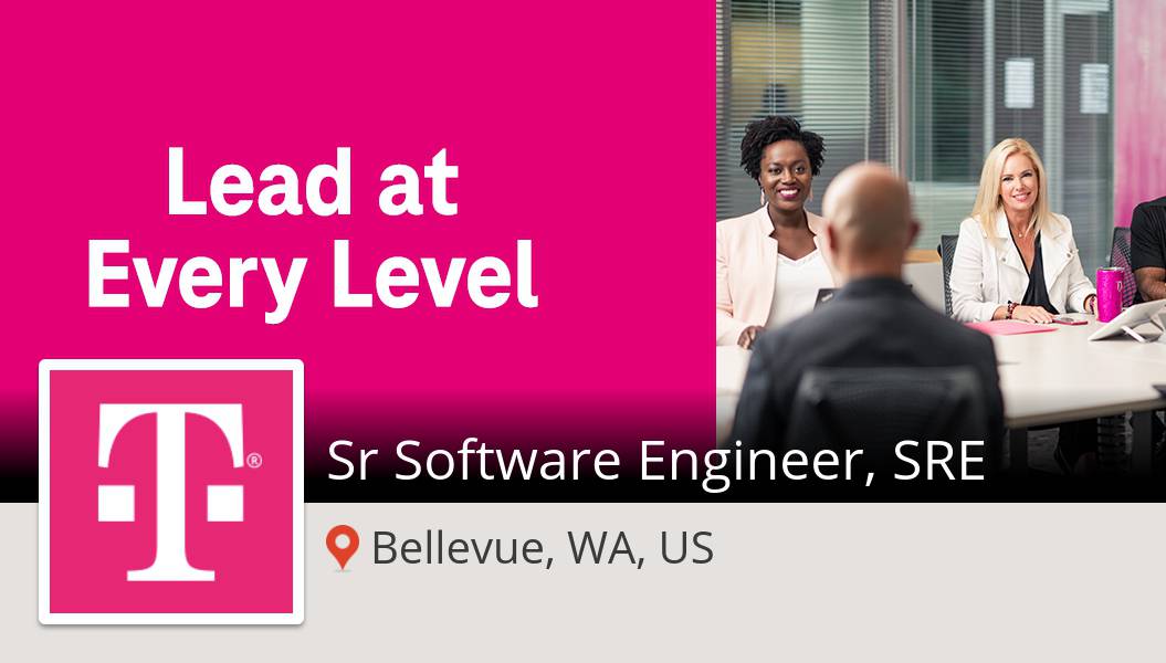 T-Mobile Careers is hiring! Sr Software Engineer, SRE in #Bellevue, apply now! #job app.work4labs.com/w4d/job-redire… #BeMagenta