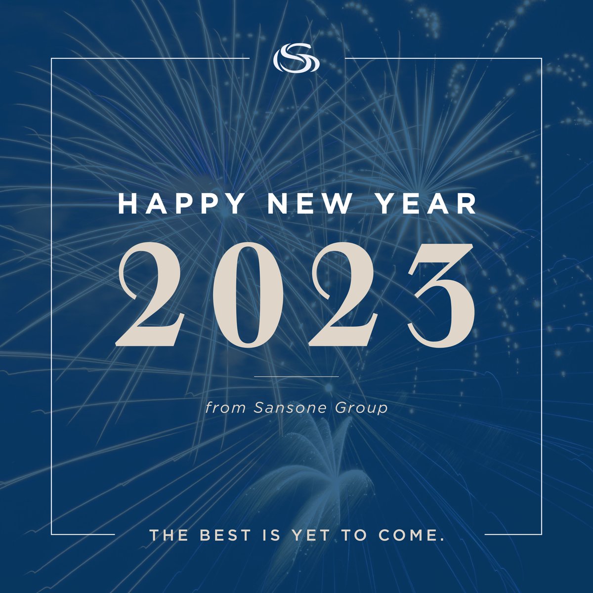 SansoneGroup's tweet photo. From all of us at Sansone Group, we wish you and your families health, wealth, and happiness in the new year! We look forward to what's in store for 2023. https://t.co/34fhoXhQFw