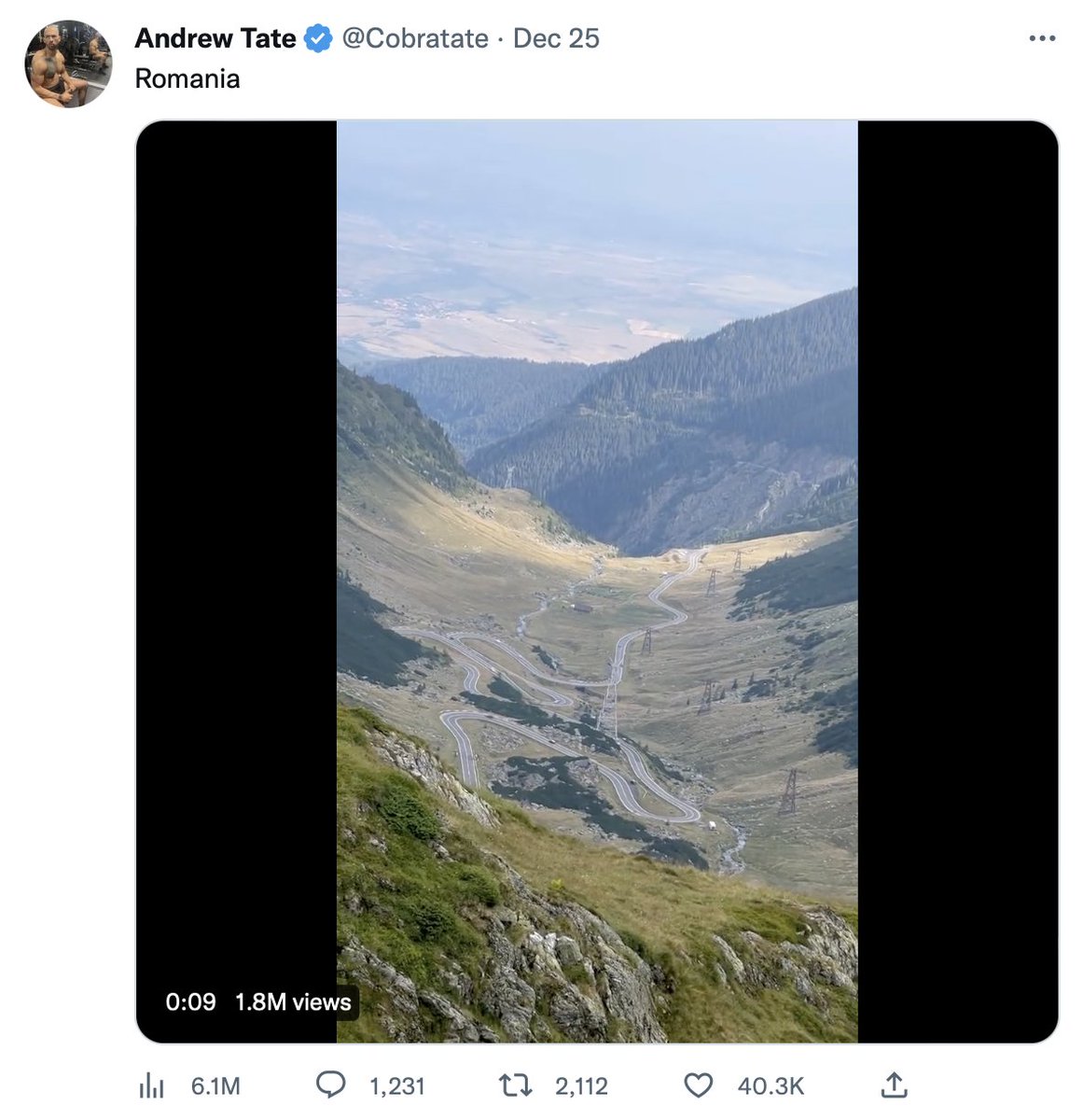 I hate to spoil the fun but that Andrew Tate pizza story is almost definitely fake news. Also - he literally tweeted *this* on Christmas Day