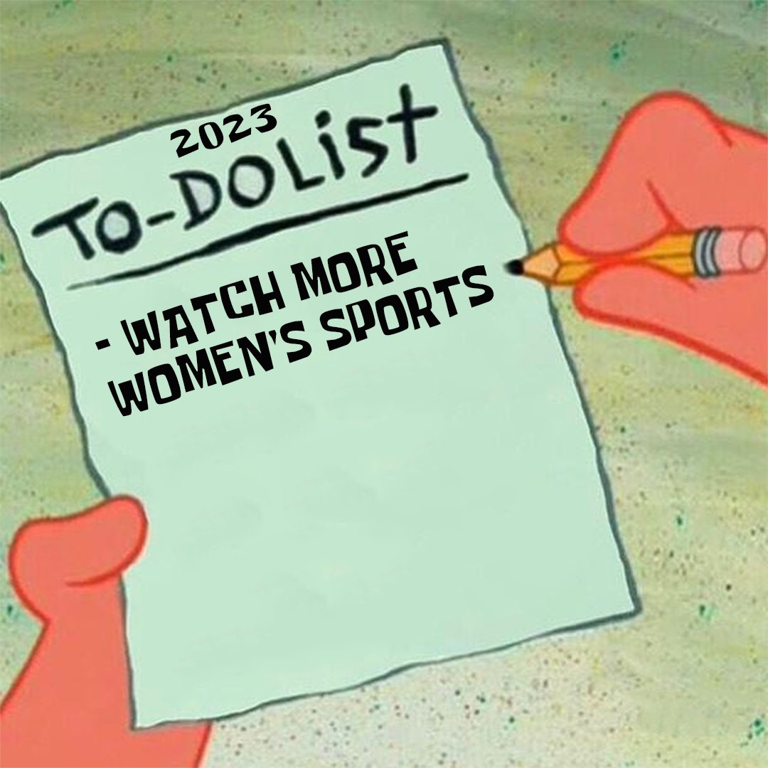 justwsports's tweet photo. New Year's resolutions. https://t.co/eNZnkgyYHo