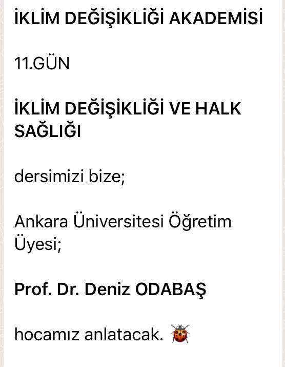 SermetTuba's tweet photo. @antalyailtarim @gokhankaraca_ @ersinyazici1 @VahitKirisci @trgmresmi #gelecektarımda #iklimdeğişikliğiakademisi
1.yoklama https://t.co/NS2PD3OpJg