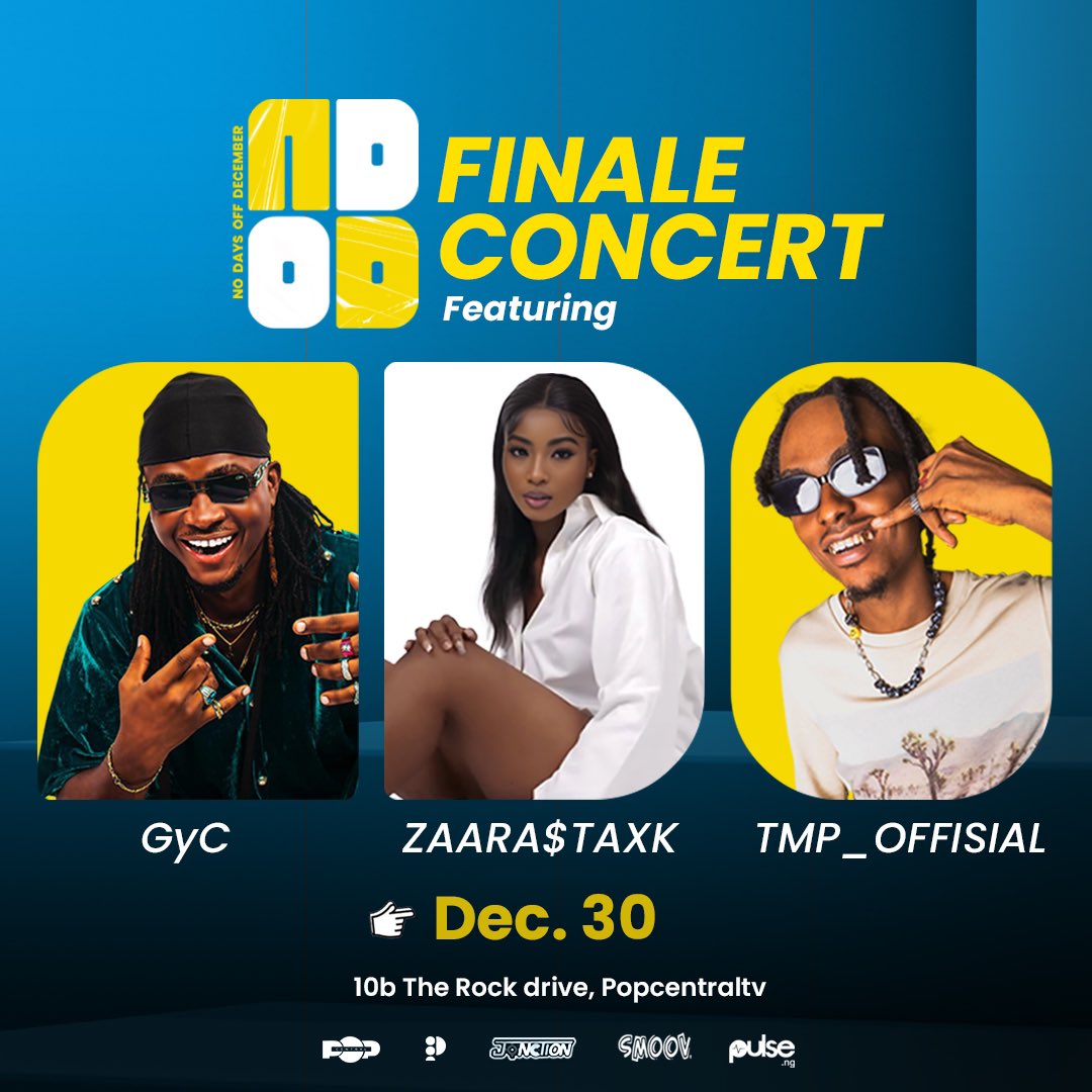 popcentraltv's tweet photo. Tonight, we feast!!😅
Y’all ready?
NDOD CLASS OF 2K22 FINALE CONCERT sets off in just a few hours.
We're just as siked as you're about the lineup, featuring 3 class acts &
6 Starters
@iamgyc @zaarastaxk @tmp_offisial
#nodaysoff #ndod https://t.co/xeWdsNJFdg