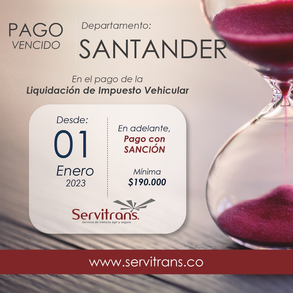 ServitransCOL's tweet photo. A partir del 1 se agregan las sanciones por retrasos en los pagos de los impuestos vehiculares ¡Realiza tu liquidación antes que te sancionen!

Liquidación de impuesto a través de nuestro sitio web: https://t.co/RSVeBp69uN o contactarnos y recibir asesoría gratuita. https://t.co/U82t3tRZ0q