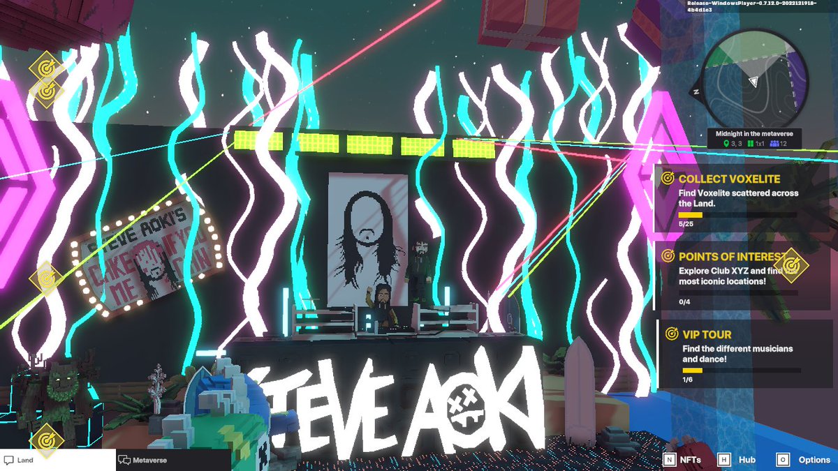 nix1107's tweet photo. @TheSandboxGame @steveaoki @TheOfficialA7X @suecothechild @ParisHilton @deadmau5 @blond_ish Celebrating the end of the year in @TheSandboxGame Metaverse! ✨🎇 https://t.co/XckczMUDa1
