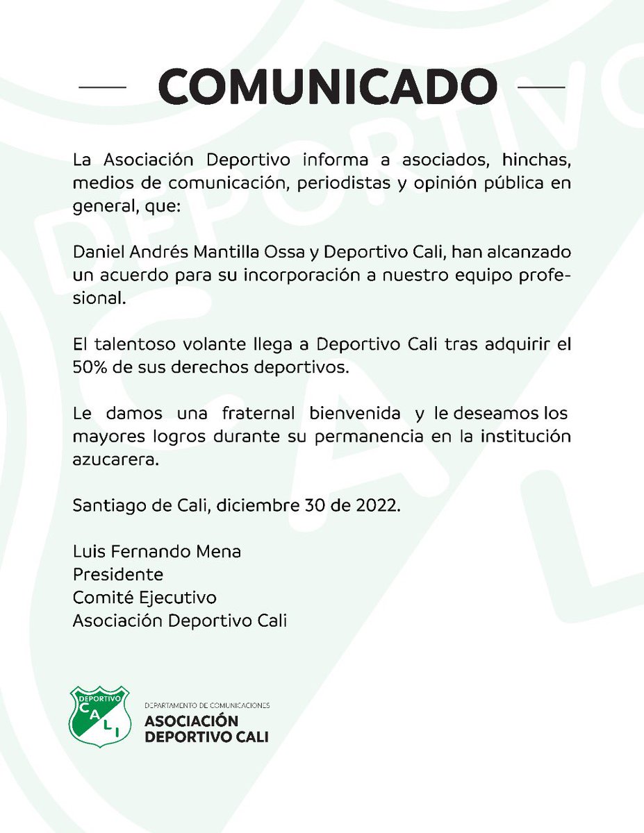 Deportivo Cali tweet media