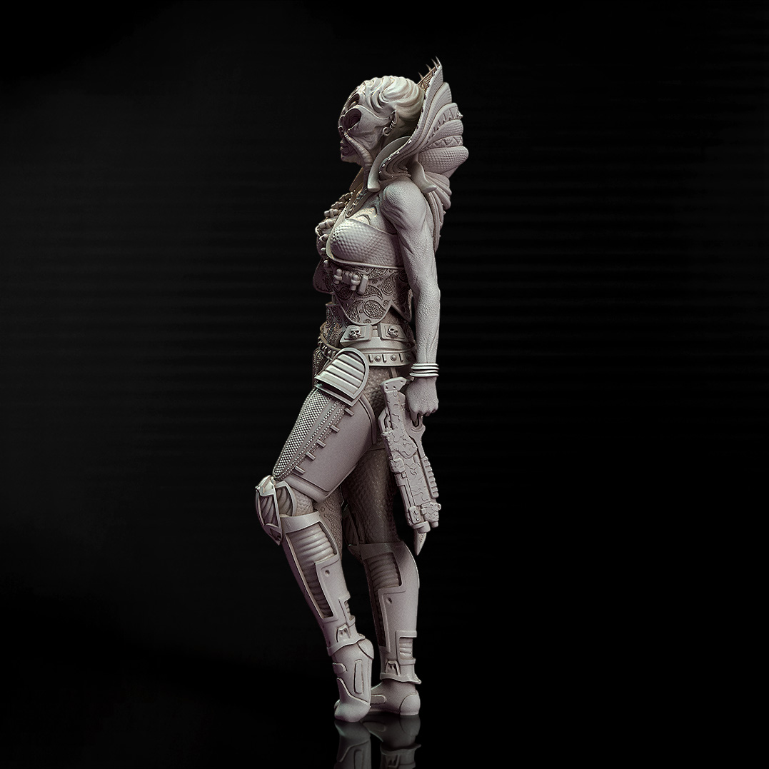 ARJKalobas's tweet photo. https://t.co/S0EffliVYG  Batarian figurine. Has anyone seen the Batarians?
#arjkalobas #sculpt #modelfor3dprint #miniatures #stl #figurines #masseffect #batarian #batariangirl #masseffectfigurines #bioware #scifi https://t.co/R6bhhQPaKN