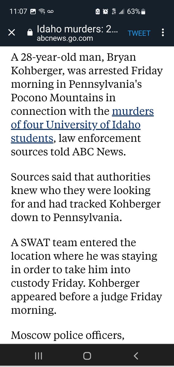 discoshortcake's tweet photo. @FoxNews Brian Kohberger 28, Grad student at WSU. Department of Criminal Justice and Criminology. That's what I've seen so far. https://t.co/p0Txt37bpE
