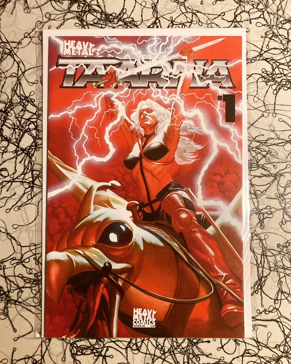 deadcatcomics's tweet image. First solo Taarna issue with cover art by the unparalleled Alex Ross…
(Heavy Metal, 2018)

#heavymetal #heavymetalcomics #taarna #alexross #comicbookcollecting #igcomicbookcommunity #comics #comicbooks #vancitycomics #deadcatcomics
