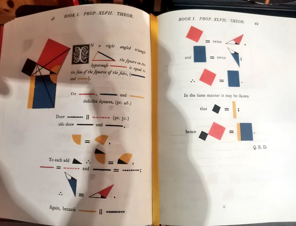 GuildfordMason's tweet photo. Past Masters should recognise this; the 47th problem of the first book of Euclid, his proof of Pythagoras' theorem.
What a wonderful Christmas present 🙂 https://t.co/z32khRXgJz