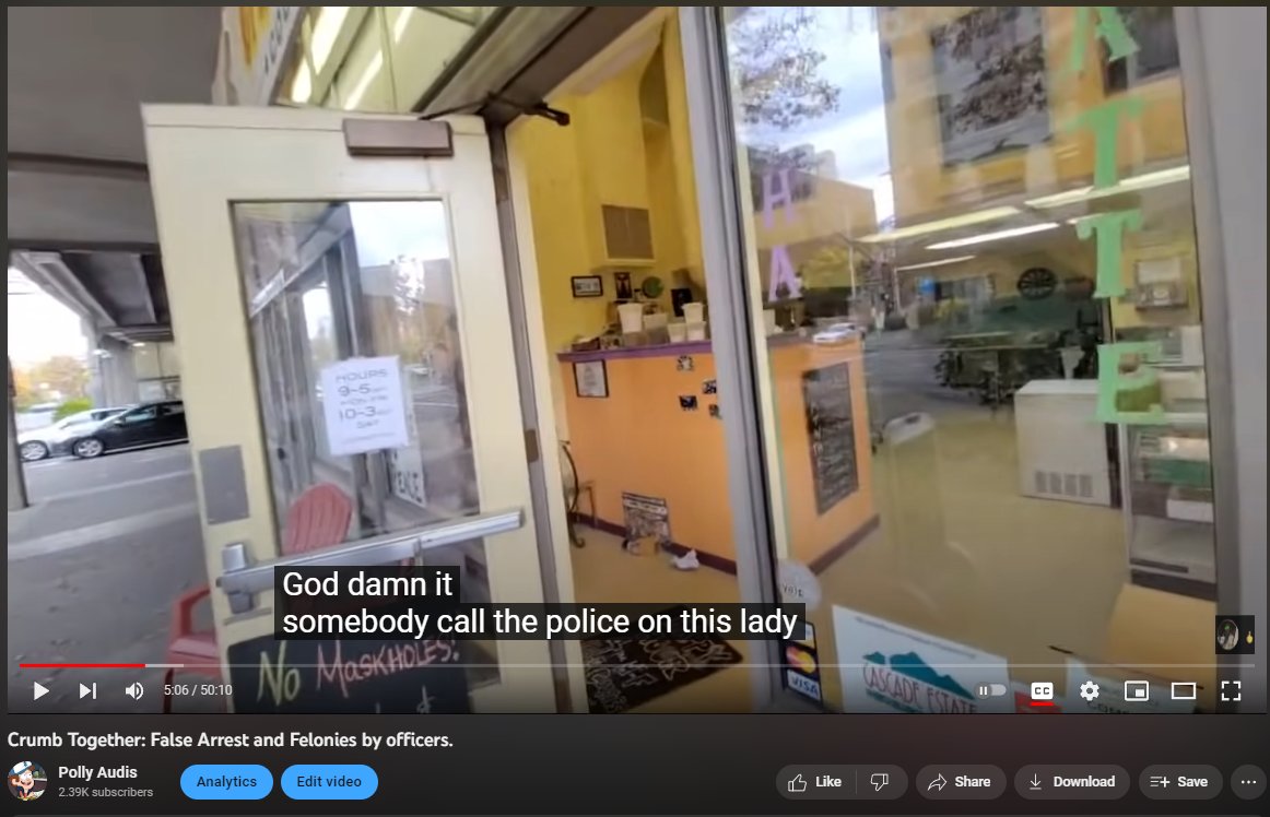 qi7p1rc's tweet image. "Maskholes" - a derogatory(bias) term for those who exercise their First Amendment right of conscience/religion and Fourth Amendment to bodily autonomy.

This sign violates ORS 659A.030(d) and her actions constitute a Bias Crime under ORS 166.155.