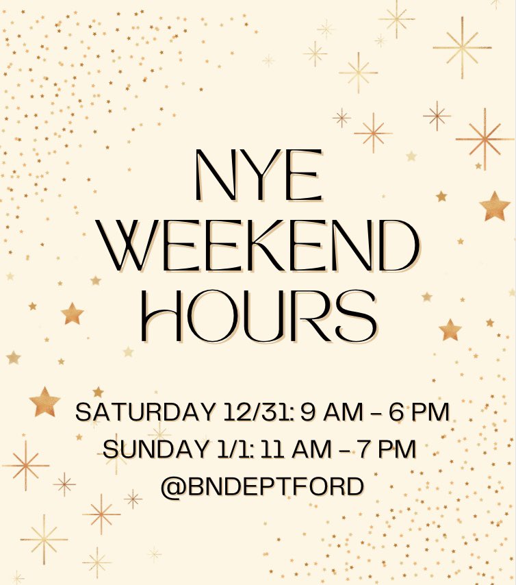 2023 is right around the corner - add to your tbr pile during our special holiday hours this weekend!